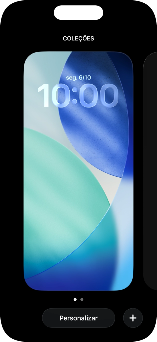 Prima o ícone para adicionar.