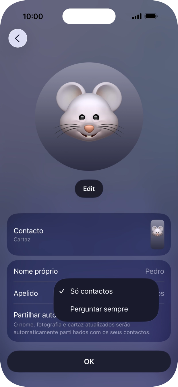 Prima a definição pretendida.