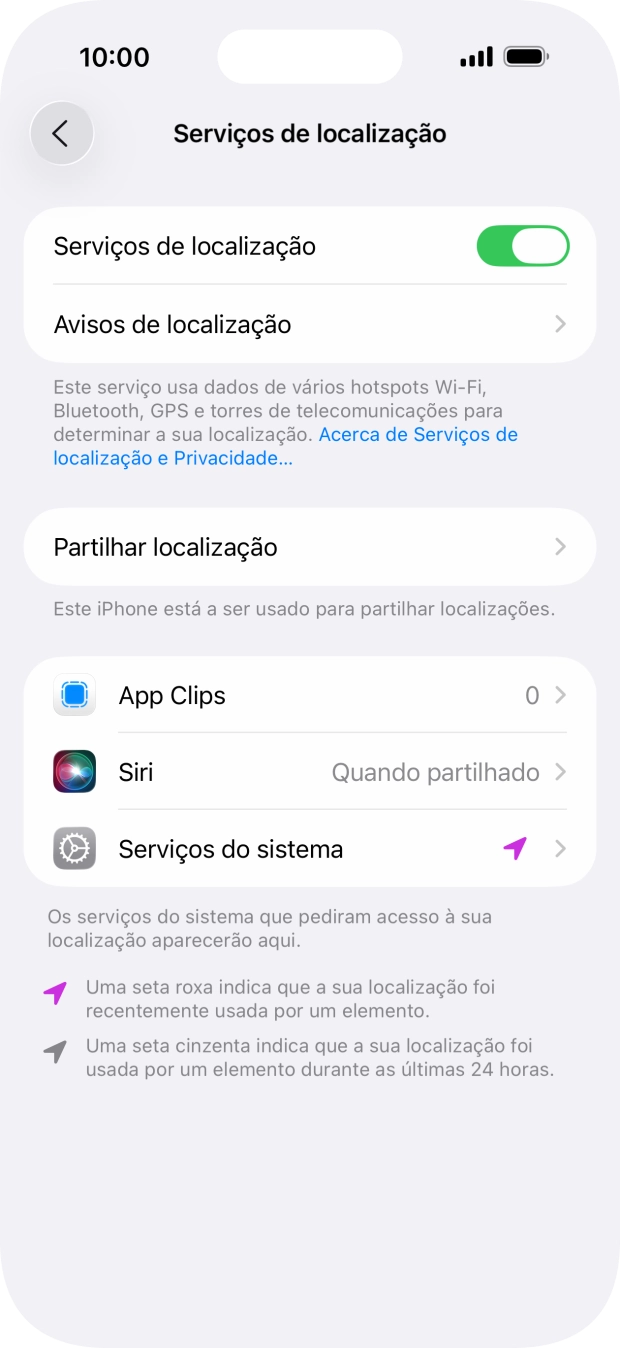 Prima a app pretendida.