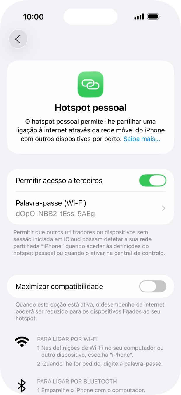 Para voltar ao ecrã inicial, deslize o dedo de baixo para cima a partir da base do ecrã.