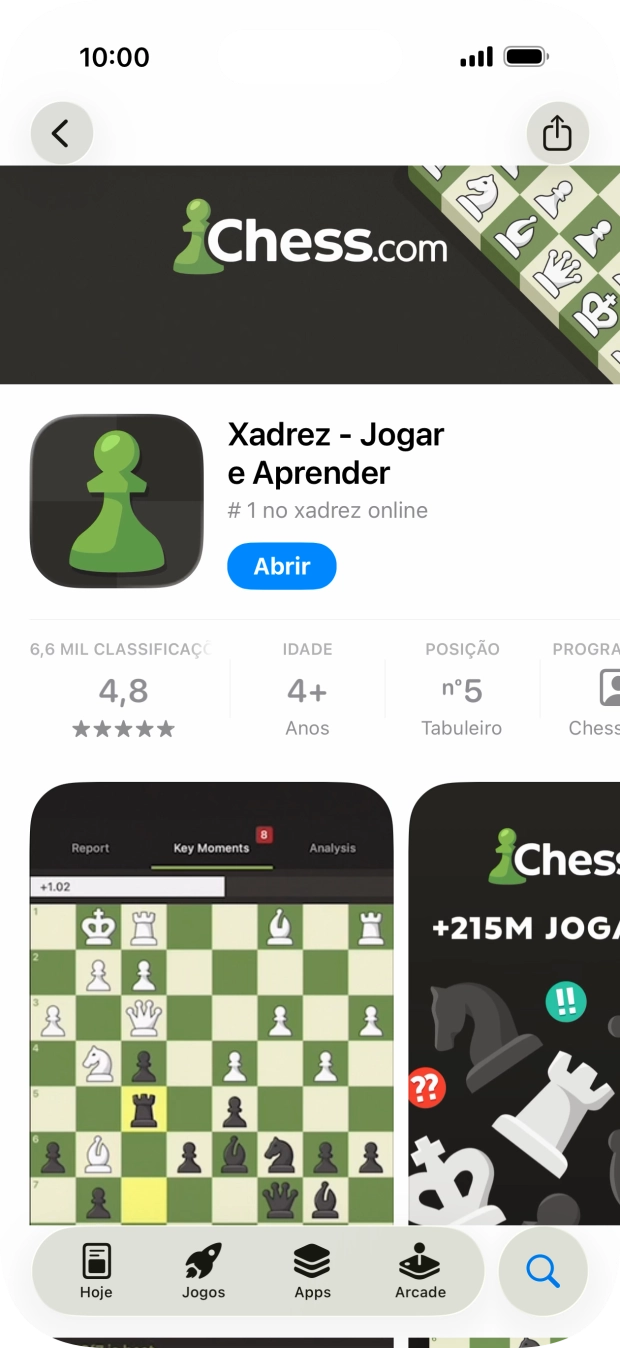 Para voltar ao ecrã inicial, deslize o dedo de baixo para cima a partir da base do ecrã.