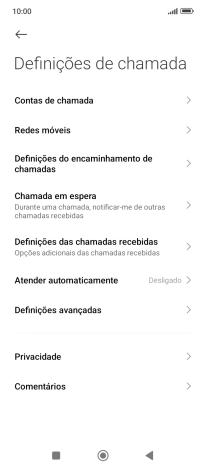 Prima Definições avançadas.