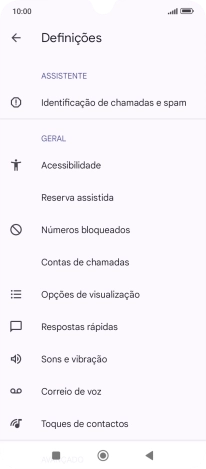 Prima Correio de voz.