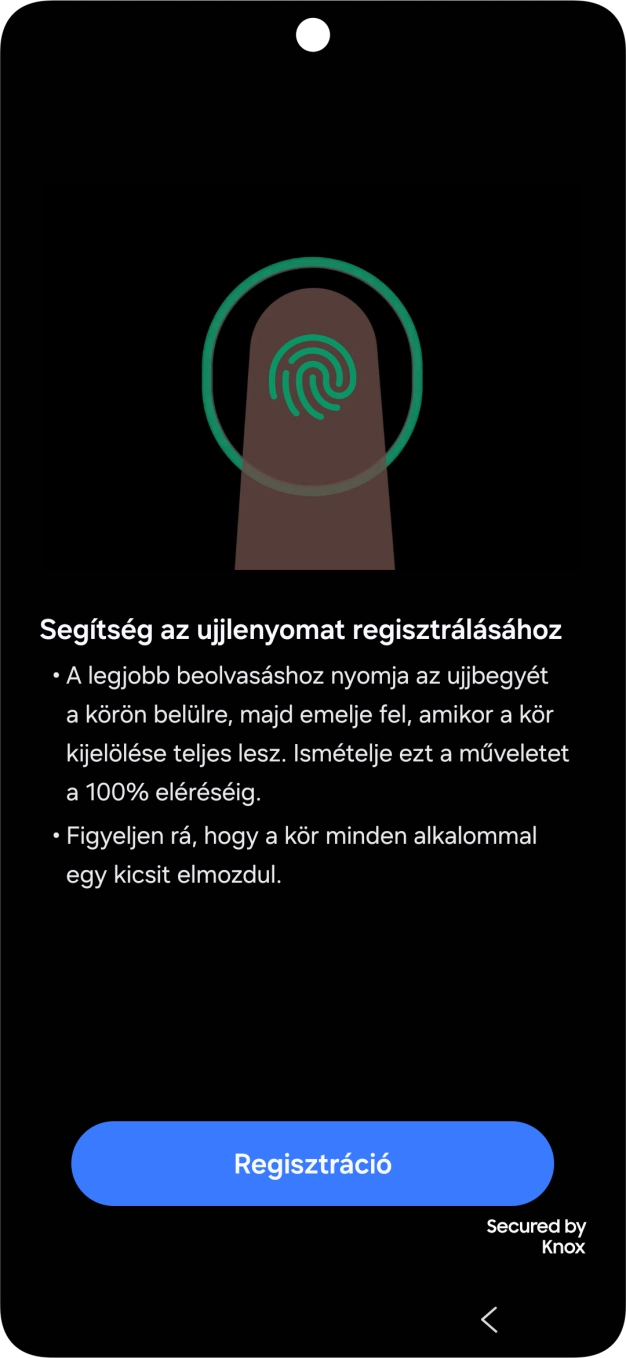 Válaszd a Regisztráció lehetőséget.