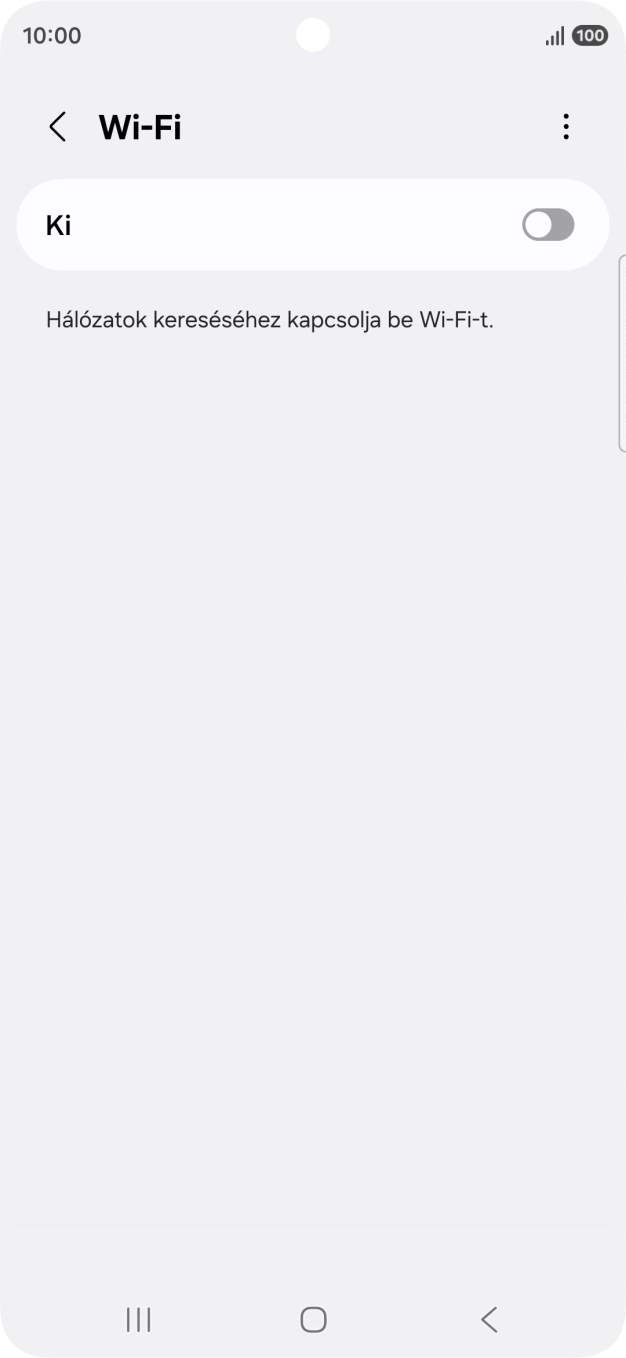 Kattints a csúszkára a funkció bekapcsolásához.