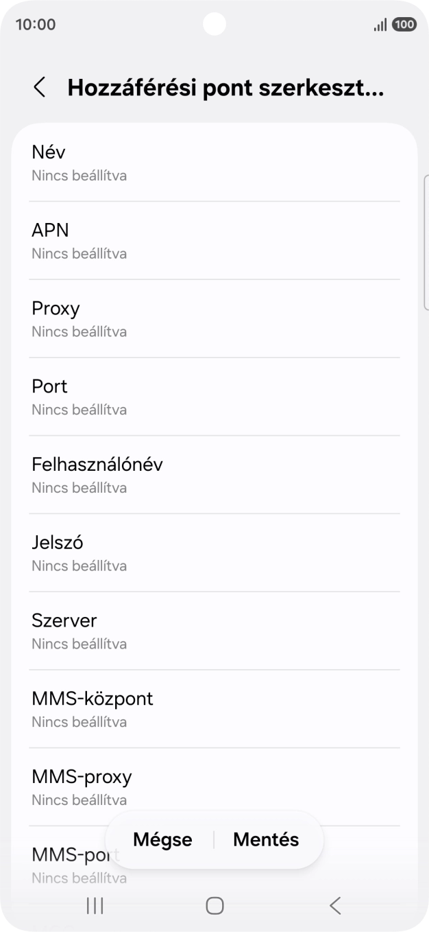 Válaszd a Név lehetőséget.