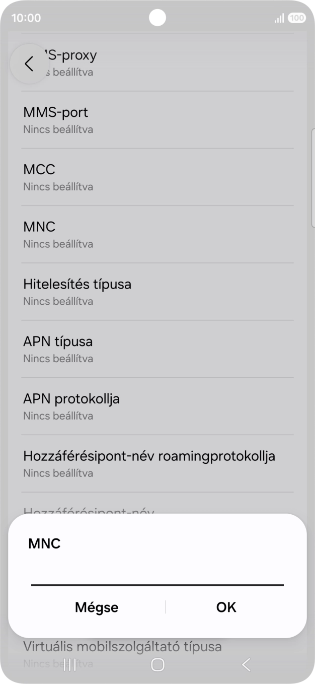 Írd be azt, hogy 70, és válaszd az OK lehetőséget.