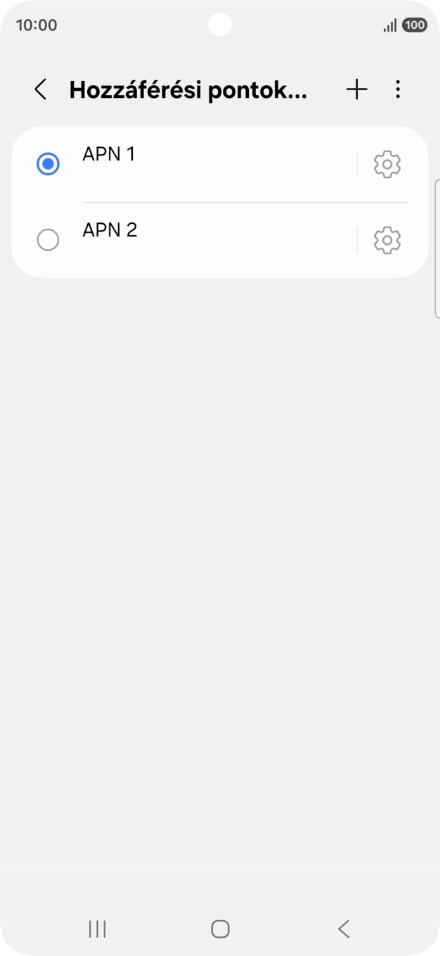 Kattints a kívánt adatkapcsolat melletti mezőre, hogy aktiváld azt.