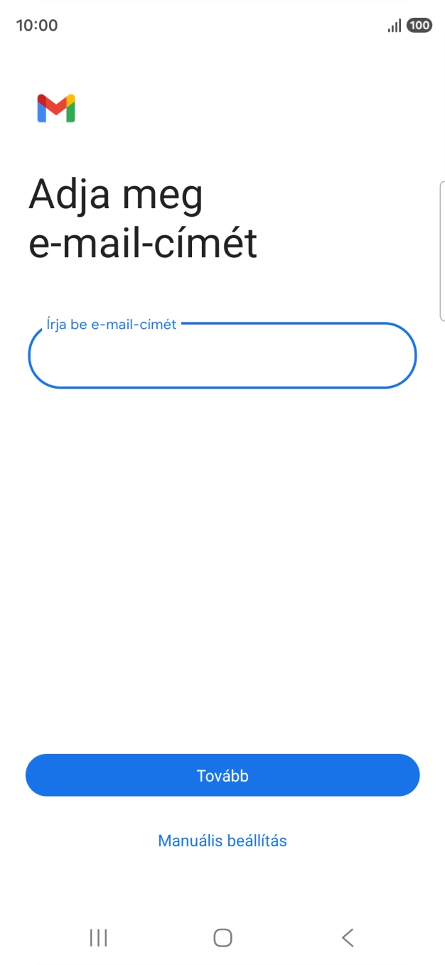 Válaszd a Tovább lehetőséget.