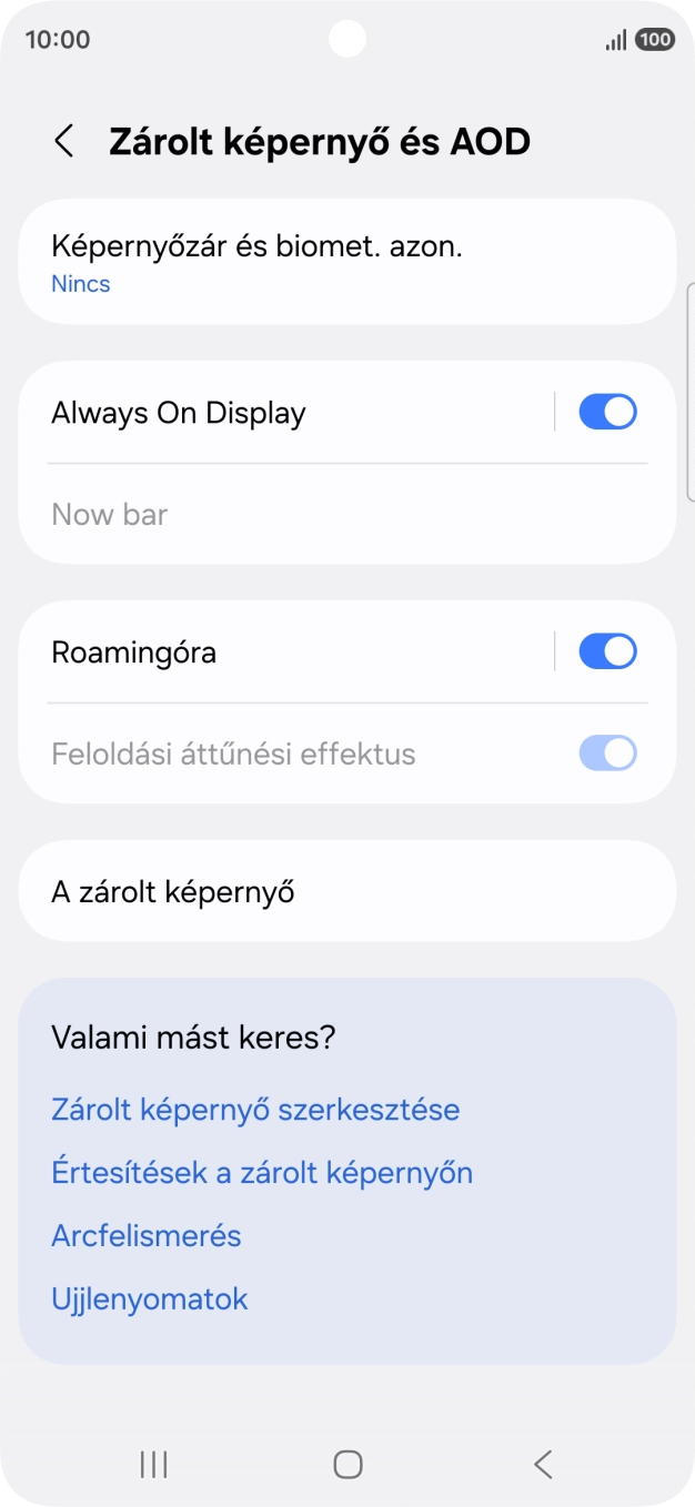 A befejezéshez, és ahhoz, hogy visszatérhess a főképernyőhöz, nyomd meg a főgombot.