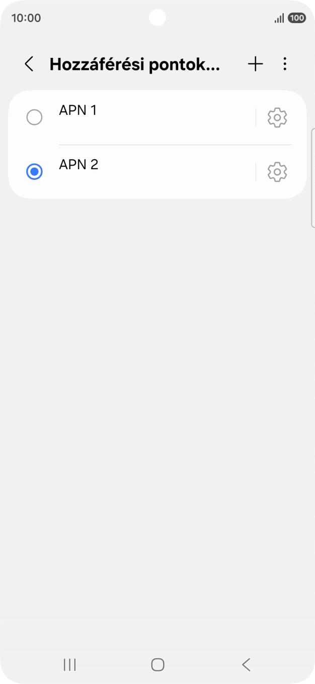 A befejezéshez, és ahhoz, hogy visszatérhess a főképernyőhöz, nyomd meg a főgombot.