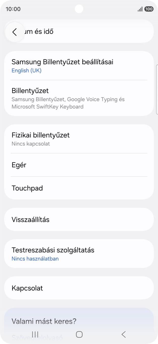 Válaszd a Visszaállítás lehetőséget.
