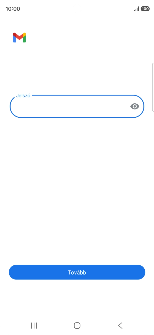 Válaszd a Tovább lehetőséget.