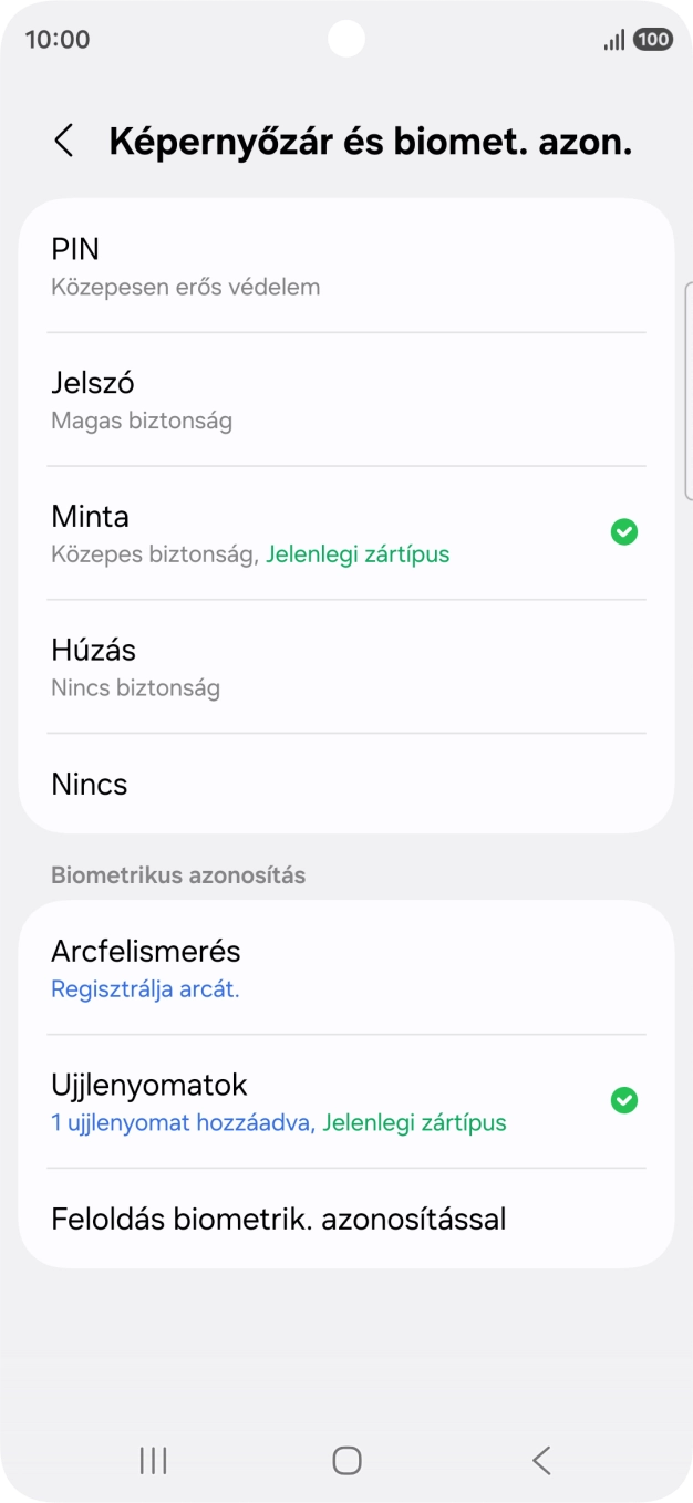 Válaszd a Nincs lehetőséget.