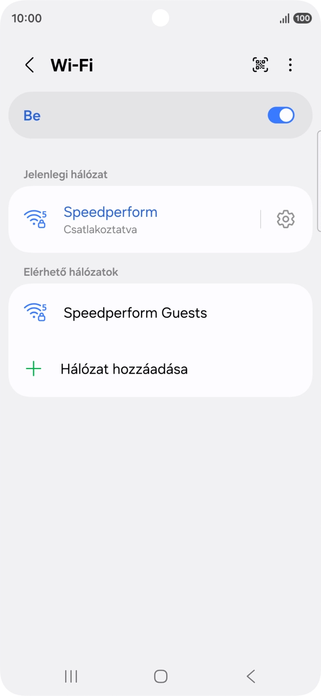 A befejezéshez, és ahhoz, hogy visszatérhess a főképernyőhöz, nyomd meg a főgombot.