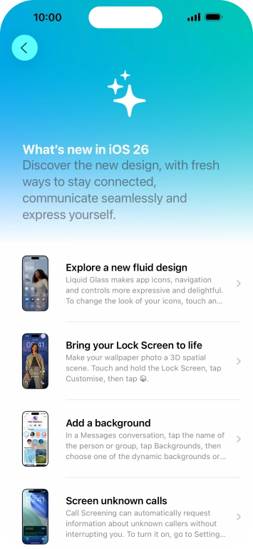 Slide your finger upwards starting from the bottom of the screen to return to the home screen. Slide your finger upwards starting from the bottom of the screen to return to the home screen.