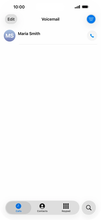 Press the required message. Press the required message.