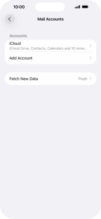 Press Add Account. Press Add Account.