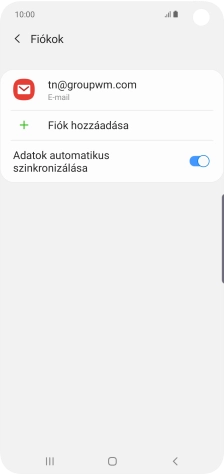 Ahhoz, hogy visszatérhess a főképernyőhöz, nyomd meg a főgombot.