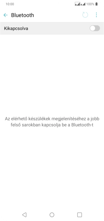 Kattints a csúszkára a funkció bekapcsolásához.