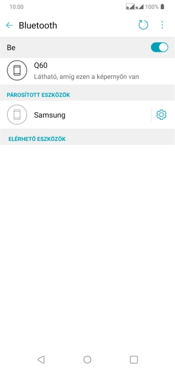 A befejezéshez, és ahhoz, hogy visszatérhess a főképernyőhöz, nyomd meg a főgombot.