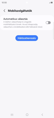 Kattints az „Automatikus választás” melletti csúszkára a funkció bekapcsolásához.