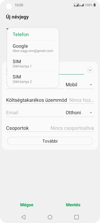 Válaszd a Telefon lehetőséget.