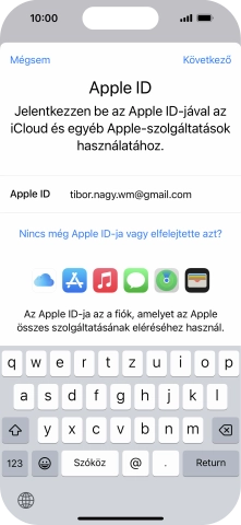 Válaszd a Következő lehetőséget.