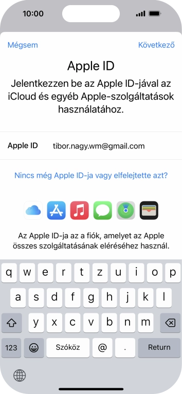 Válaszd a Következő lehetőséget.