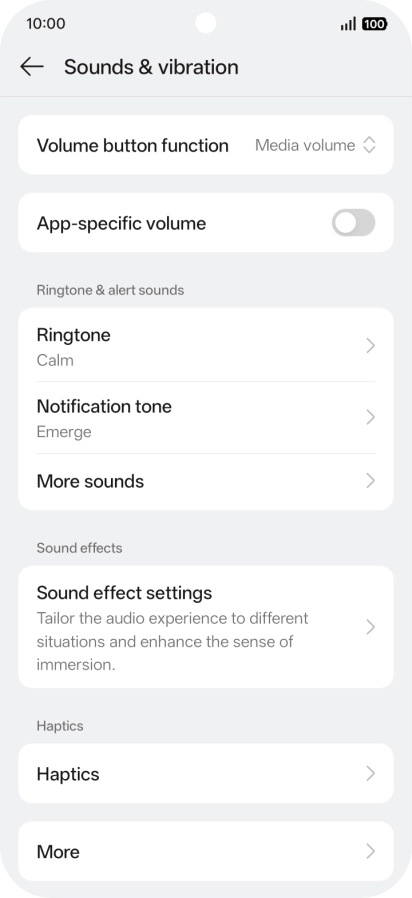 Press Ringtone.