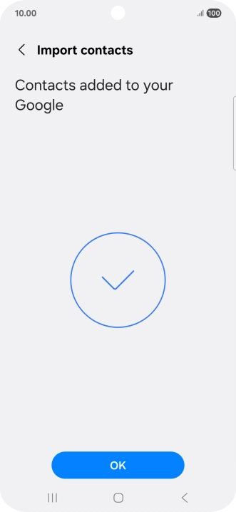 Press OK. Press OK.