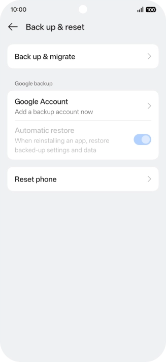 Press Reset phone.