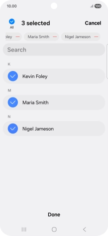 Press Done. Press Done.