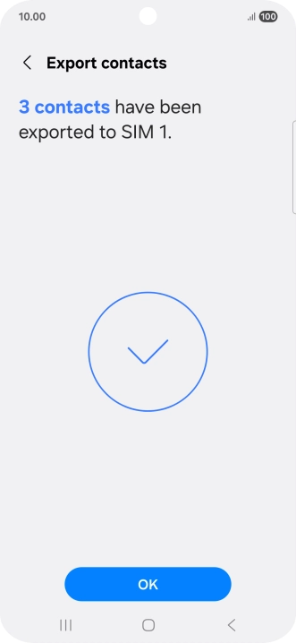Press OK. Press OK.