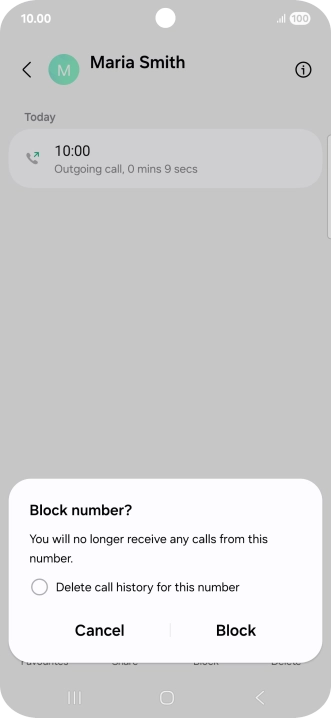 Press Block.