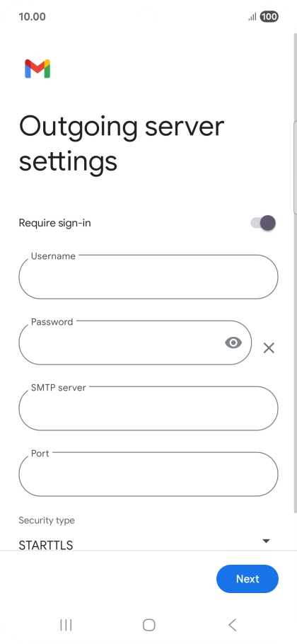 Press the indicator next to Press the indicator next to