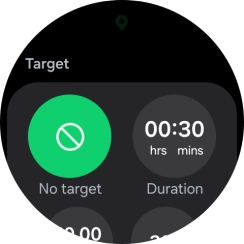 Follow the instructions on the screen to set the required goals.