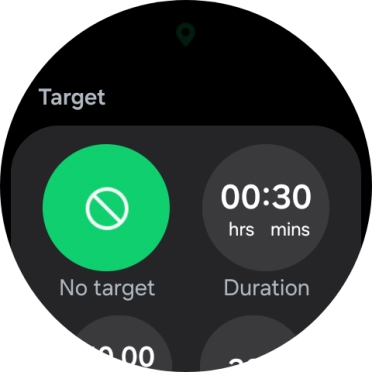 Follow the instructions on the screen to set the required goals.