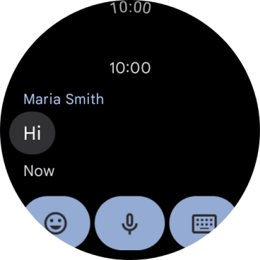 Press the microphone icon.