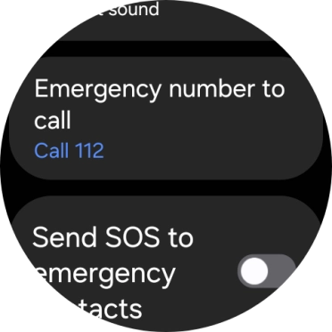 Press Emergency number to call. Press Emergency number to call.