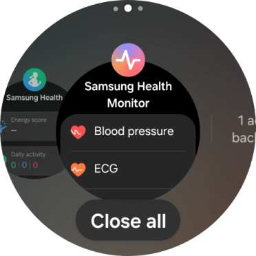 To end one running application, slide your finger upwards on the required application.