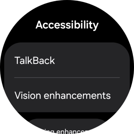 Press TalkBack and follow the instructions on the screen to turn the function on or off.
