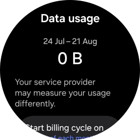 The total data usage is displayed.