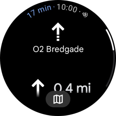 Follow the instructions on the screen to navigate to the selected destination.