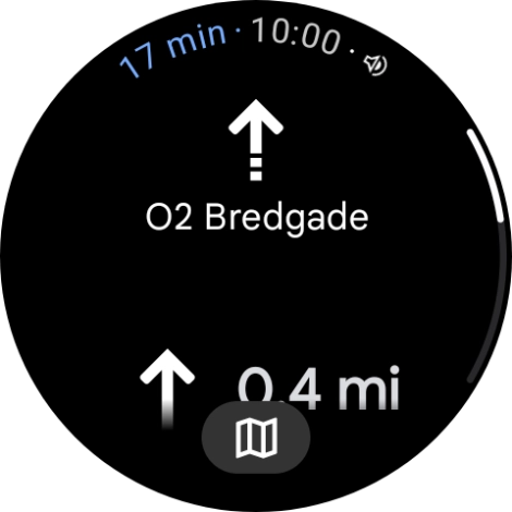 Follow the instructions on the screen to navigate to the selected destination.