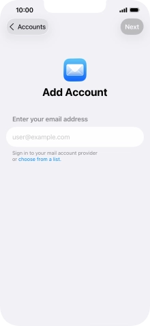 Press the field below 