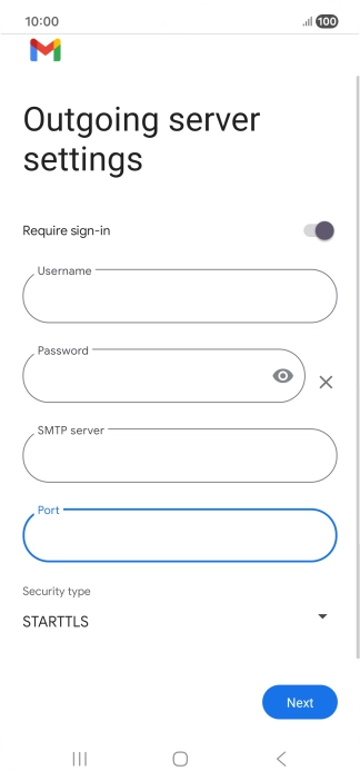 Press the drop down list below 