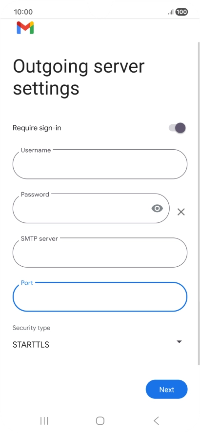 Press the drop down list below 