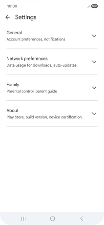 Press Network preferences.