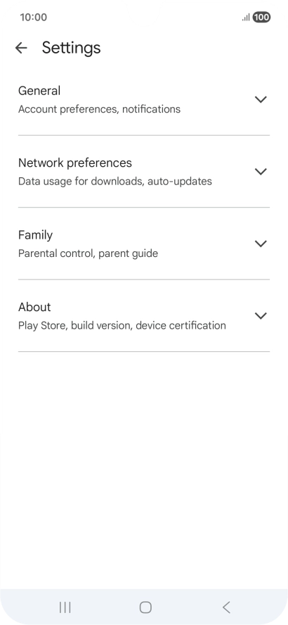 Press Network preferences.